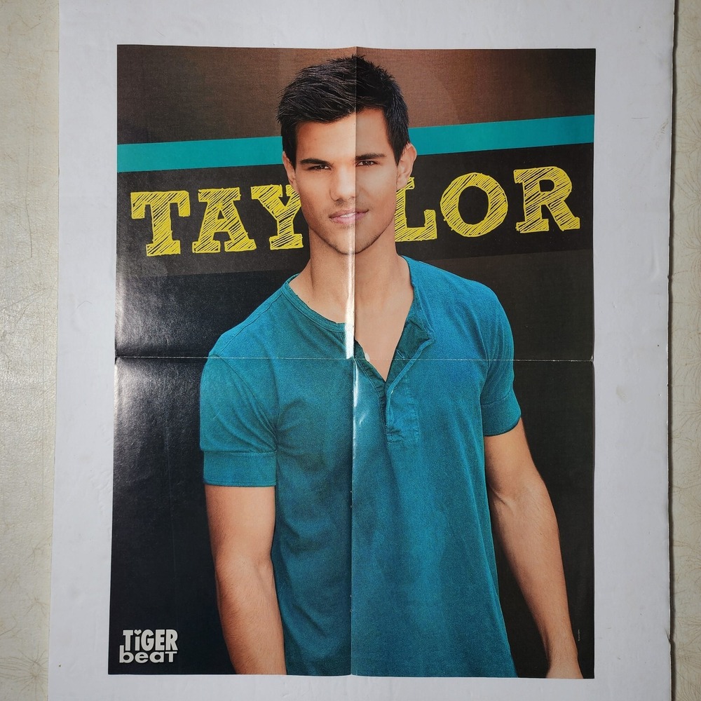 Taylor Lautner Booboo Stewart double-sided vintage Poster clipping 20x16